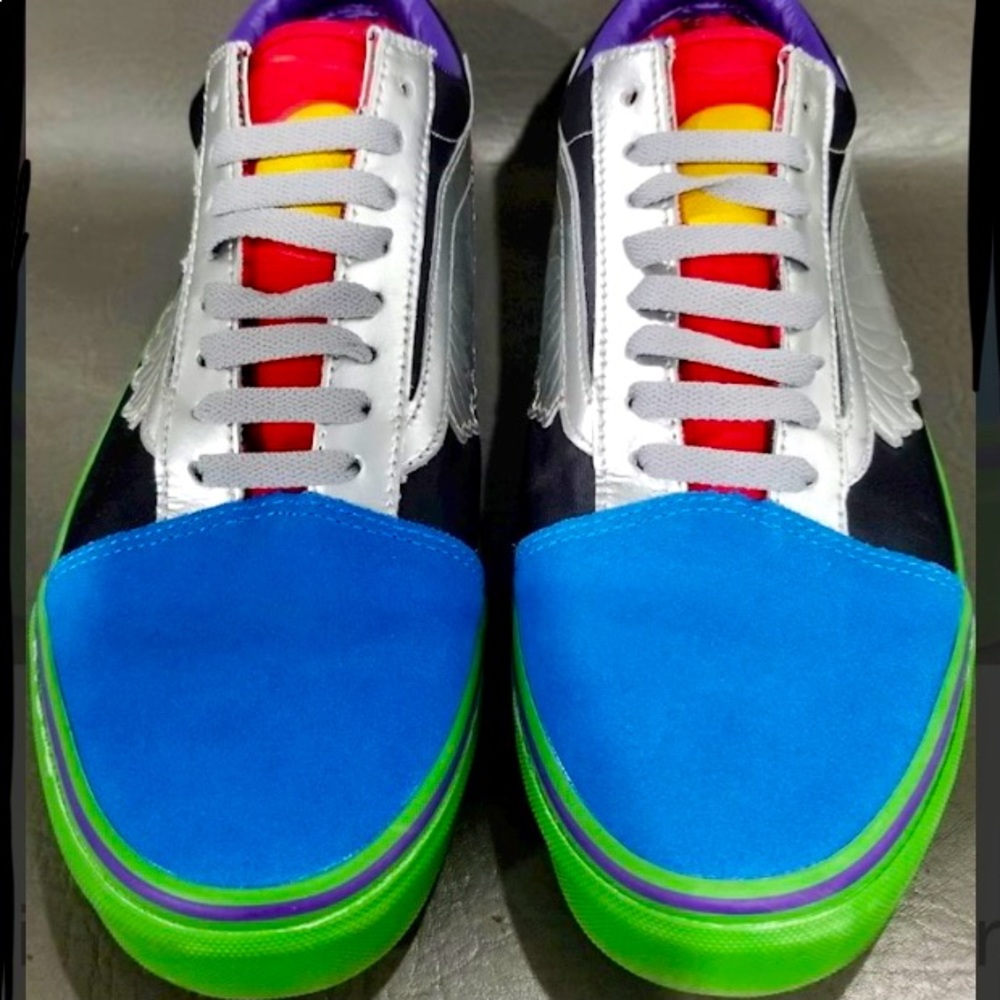 Avengers (Captain America, Iron Man, Hulk and Thor) Old Skool Vans - Men’s 10.5